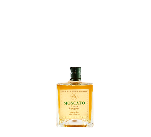 Grappa Moscato Stravecchia Cubo